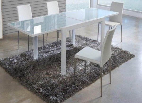 Cristalerías Crespo Decoración mesa con cristal para comedor modelo DG10