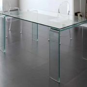 Cristalerías Crespo Decoración mesa de cristal para comedor modelo DG06