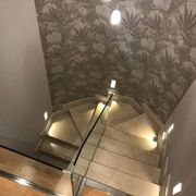 Cristalerías Crespo Decoración escaleras con iluminación