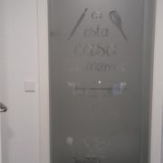 Cristalerías Crespo Decoración puerta en cristal