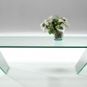 Cristalerías Crespo Decoración mesa auxiliar de cristal
