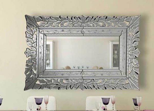 Cristalerías Crespo Decoración espejo de estilo veneciano