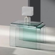 Cristalerías Crespo Decoración mesa nido 2 piezas modelo FFIONA